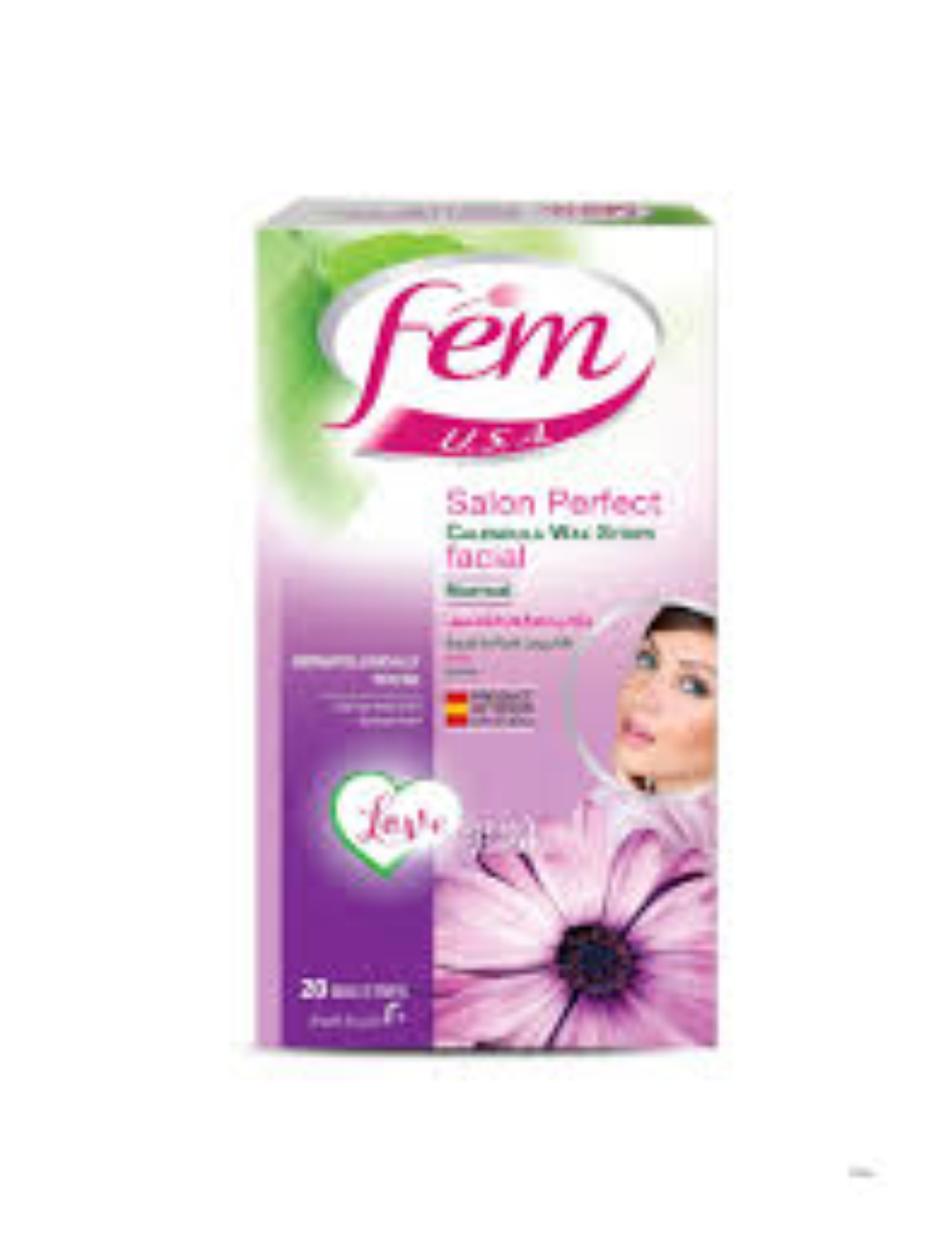 FEM WAX STRIPS NORMAL SKIN CALENDULA 20S